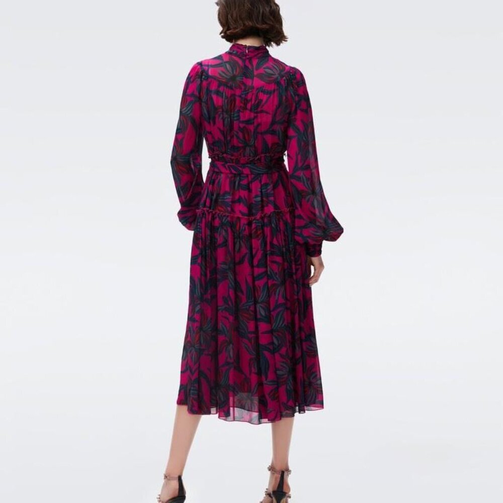 Diane Von Furstenberg Kent Floral Dress - Picture 3 of 13